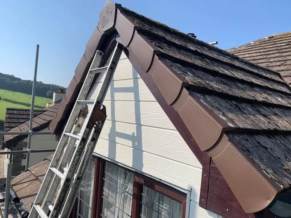 New fascias, bargeboards and guttering in Tintagel